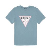 GUESS 盖尔斯 女士圆领短袖T恤 YJ2K9415K 灰青色 S