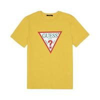 GUESS 盖尔斯 女士圆领短袖T恤 YJ2K9415K 黄色 XS