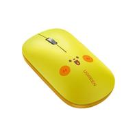 UGREEN 绿联 90368 2.4G蓝牙 双模无线鼠标 4000DPI 黄色