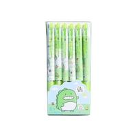 Kabaxiong 咔巴熊 mlc-88 按动中性笔 恐龙宝宝款 黑色 0.5mm 6支装