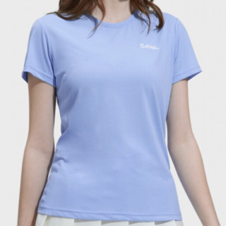 CAMEL 骆驼 女子运动T恤 A0S1SK104 水波蓝 XL