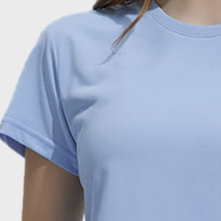 CAMEL 骆驼 女子运动T恤 A0S1SK104 水波蓝 XL