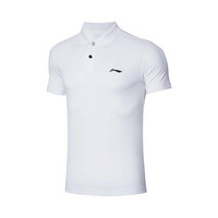 LI-NING 李宁 男子POLO衫 APLR005-2 标准白 M