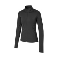 SKECHERS 斯凯奇 女子运动夹克 P121W074/0018 炭黑 XL