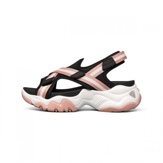 SKECHERS 斯凯奇 DLITE SANDAL系列 女士休闲凉鞋 57357 黑色/粉红色 37