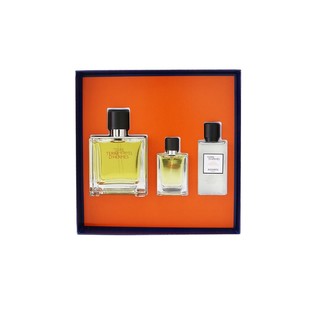 HERMÈS 爱马仕 香港直发Hermes爱马仕大地男士香水须后乳套装75ml+12．5ml+40ml