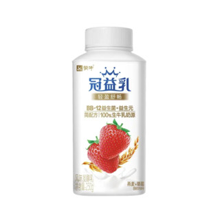 MENGNIU 蒙牛 冠益乳 风味发酵乳 燕麦草莓味 250ml*12瓶