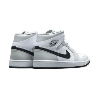 AIR JORDAN 正代系列 Air Jordan 1 Mid 女子篮球鞋 BQ6472-015 烟灰 44.5