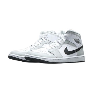 AIR JORDAN 正代系列 Air Jordan 1 Mid 女子篮球鞋 BQ6472-015 烟灰 42.5