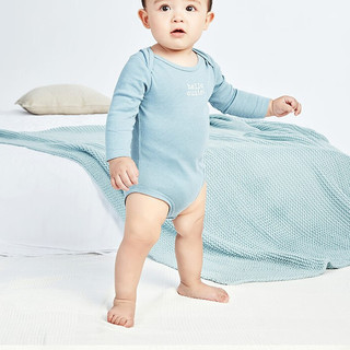 Carter's 孩特 1I720910B 婴儿包屁连体衣 3条装 天蓝色 90cm