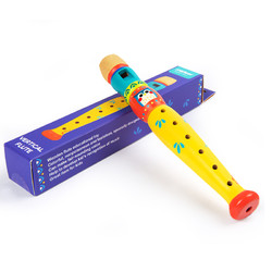 MiDeer 弥鹿 木质竖笛吹奏乐器儿童初学入门笛子音乐玩具2岁+