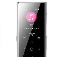PLUS会员：aigo 爱国者 MP3-801 音频播放器 16G 黑色（3.5mm、USB-C）