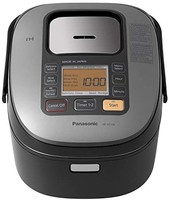 Panasonic 松下 日本电饭煲配有感应加热系统和糙米、白米饭、粥或汤的预编程烹饪选项-1.0 升-SR-HZ106
