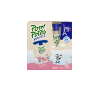 POM'POTES 法优乐 法国原装进口儿童酸奶宝宝零食桃子口味85g*4袋