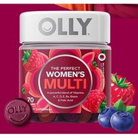 OLLY 女性复合维生素软糖 多汁浆果味 70粒
