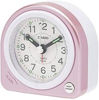 CASIO 卡西欧 闹钟 指针式 旅行时钟 TQ-145 粉色 6.2×6.1×3.3cm TQ-145-4BJF