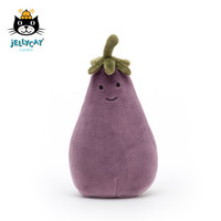 jELLYCAT 邦尼兔 活泼茄子可爱公仔毛绒玩具小玩偶生日礼物 紫色 17cm