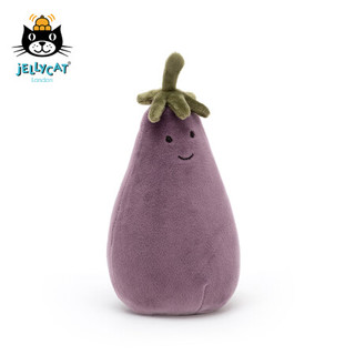 jELLYCAT 邦尼兔 活泼茄子可爱公仔毛绒玩具小玩偶生日礼物 紫色 17cm