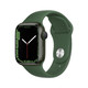  Apple 苹果 Watch Series 7 智能手表GPS   蜂窝款41 毫米绿色铝金属表壳苜蓿草色运动型表带　