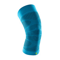 BAUERFEIND 保而防 SPORTS COMPRESSION KNEE SUPPORT 中性运动护膝 天空蓝 S 一对装