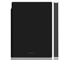 deli 得力 22290 A5可插笔皮面本 常规款 莫兰迪黑 单本装