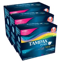 88VIP：TAMPAX 丹碧丝 珍珠导管置入式卫生棉条 47支*3