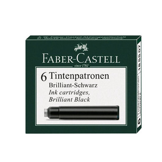 FABER-CASTELL 辉柏嘉 钢笔墨胆 6支装 多色可选