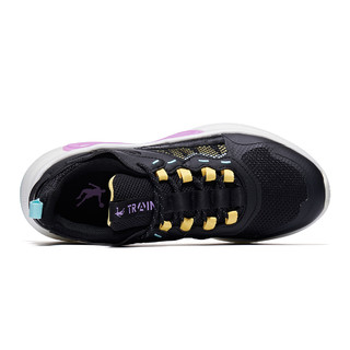 QIAODAN 乔丹 女子训练鞋 EM12211823 黑色/氮气紫 38