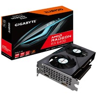 GIGABYTE 技嘉 AMD Radeon RX 6400 EAGLE 显卡 4GB 黑色