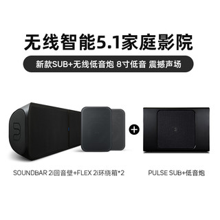 BLUESOUND家用无线智能回音壁5.1家庭影院 杜比环绕客厅电视音箱