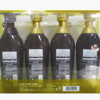 Ryo 吕 棕吕固发防脱滋养洗护套装 (洗发水400ml*3+护发素400ml)