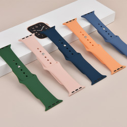 KEZTNG Apple Watch 硅胶替换表带 纯色