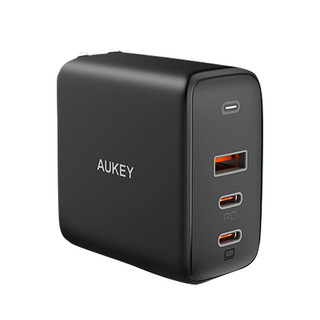 AUKEY 傲基科技 PA-B6S 氮化镓充电器 USB-A/双Type-C 90W 黑色