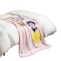 Disney 迪士尼 法兰绒毛毯子办公室午睡毯子婴儿童宝宝云毯草莓熊100*150cm