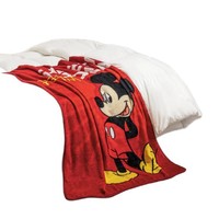 Disney 迪士尼 法兰绒毛毯子办公室午睡毯子婴儿童宝宝云毯经典米奇140*100cm