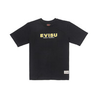 EVISU 惠美寿 达摩图案双重大M印花男式T恤