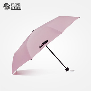 BLACK LEMON 黑柠檬 纳米拒水纯色三折伞折叠晴雨两用小巧随身便携伞