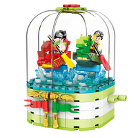 SEMBO BLOCK 森宝积木 601135 赛龙舟端午节礼盒