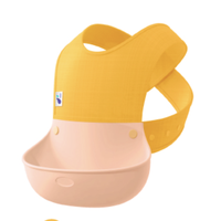 inbebe 因为宝贝 in-A01-B 儿童防水围兜 云感轻薄款 芒果香橙