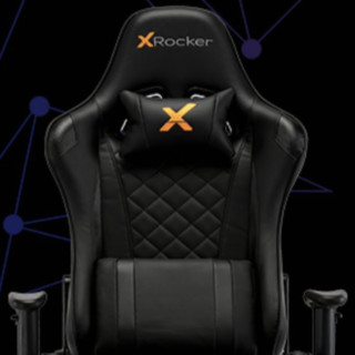 X Rocker 艾克斯洛克 X星耀系列 黑暗骑士 人体工学电脑椅 尼龙脚款