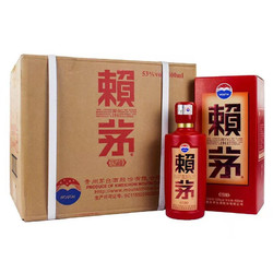 plus会员moutai茅台赖茅酒传禧红瓶53vol酱香型白酒500ml6瓶整箱装