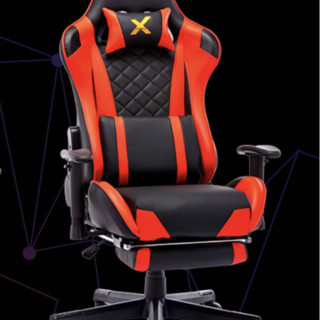 X Rocker 艾克斯洛克 X星耀系列 赤焰奇缘 人体工学电脑椅 尼龙脚带脚托款