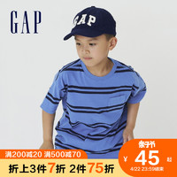 Gap 盖璞 男童纯棉短袖T恤755463 2022夏季新款童装上衣潮