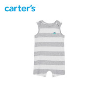 Carter's 孩特 Carters夏季女宝宝哈衣爬服连体衣婴儿衣服透气短袖上衣包屁衣