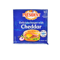 PRÉSIDENT 总统 汉堡专用奶酪片 200g