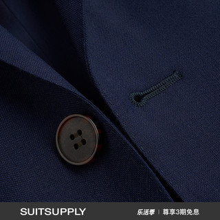 SUITSUPPLY Lazio 热带羊毛商务休闲男士西装套装 藏青色