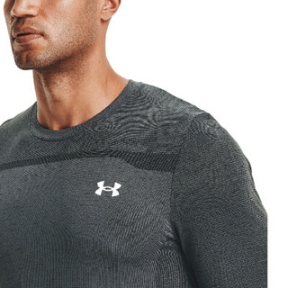 UNDER ARMOUR 安德玛 Seamless 男子运动T恤 1361136-012 灰色 XXL