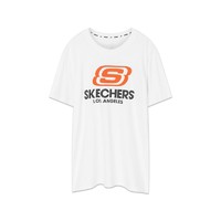 SKECHERS 斯凯奇 2021年新夏款男装印花针织半袖运动衣衣服短袖T恤L220M152