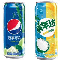pepsi 百事 肖战同款百事可乐bubly微笑趣泡水450mL*5瓶整箱果味气泡水0糖0卡
