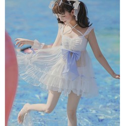 未知星辰的来信 Lolita洛丽塔 海月人鱼姬 分体款泳衣 夏季